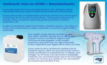 Kit de Sanitización Ozono + Nanonebulización