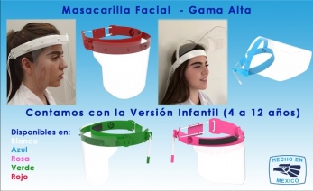 Caja con 5 Mascarillas Faciales Plus